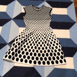 RVN knit polka dot dress size small